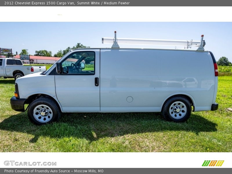 Summit White / Medium Pewter 2012 Chevrolet Express 1500 Cargo Van