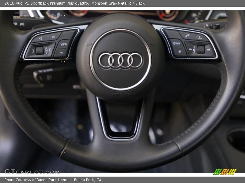 Monsoon Gray Metallic / Black 2018 Audi A5 Sportback Premium Plus quattro