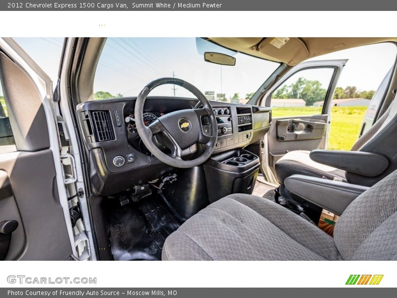 Summit White / Medium Pewter 2012 Chevrolet Express 1500 Cargo Van