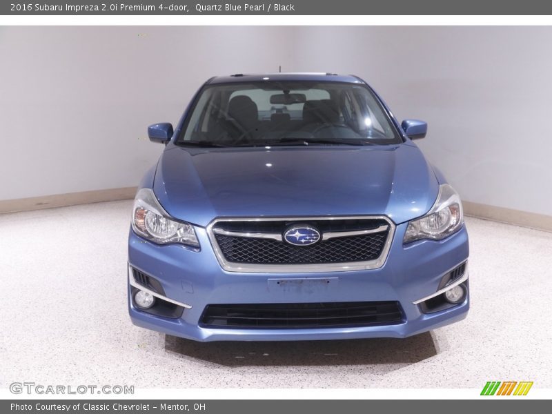 Quartz Blue Pearl / Black 2016 Subaru Impreza 2.0i Premium 4-door