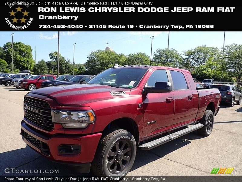 Delmonico Red Pearl / Black/Diesel Gray 2022 Ram 2500 Big Horn Mega Cab 4x4