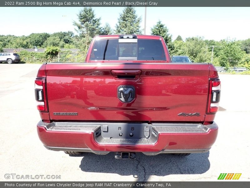 Delmonico Red Pearl / Black/Diesel Gray 2022 Ram 2500 Big Horn Mega Cab 4x4
