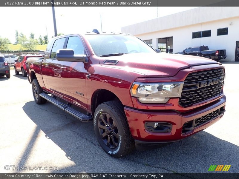 Delmonico Red Pearl / Black/Diesel Gray 2022 Ram 2500 Big Horn Mega Cab 4x4