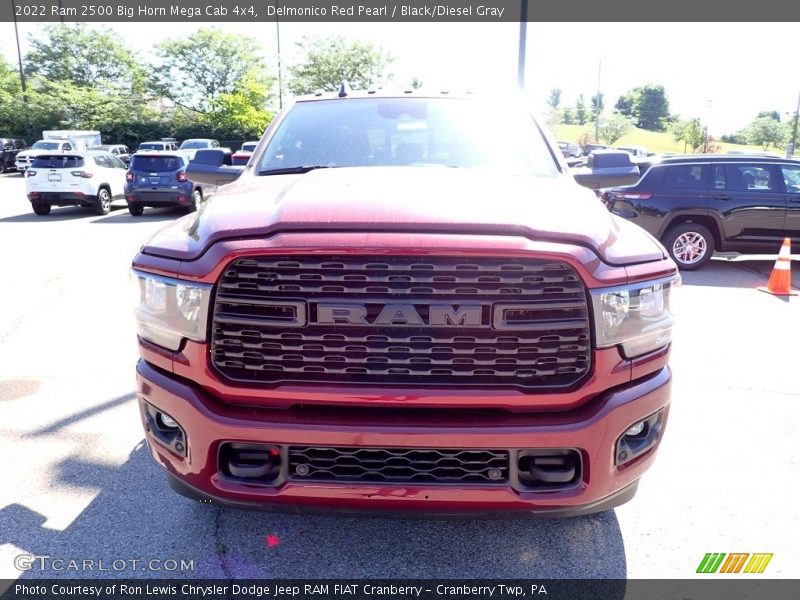 Delmonico Red Pearl / Black/Diesel Gray 2022 Ram 2500 Big Horn Mega Cab 4x4
