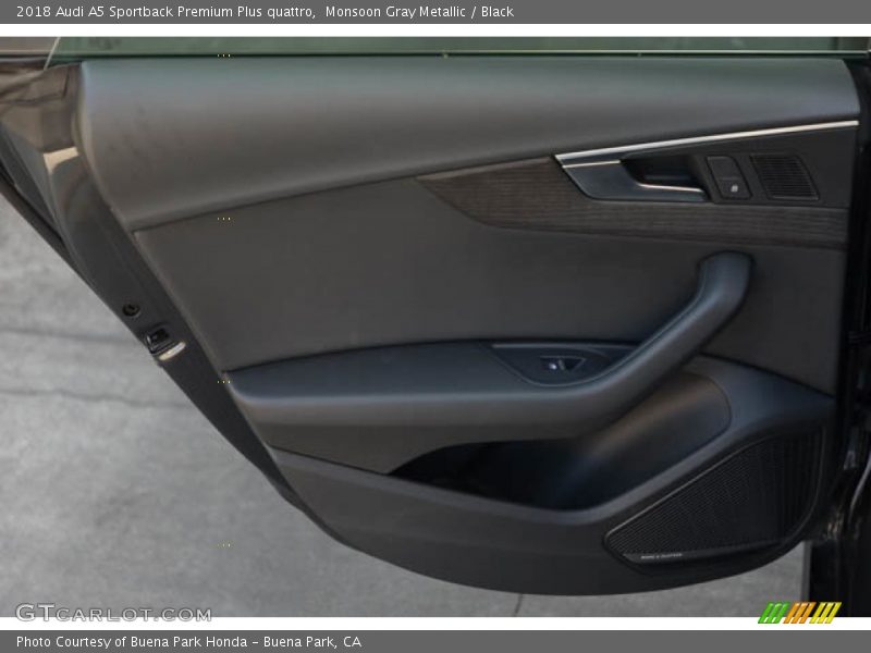 Monsoon Gray Metallic / Black 2018 Audi A5 Sportback Premium Plus quattro
