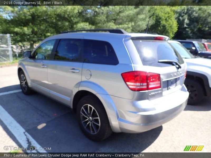 Billet / Black 2018 Dodge Journey SE