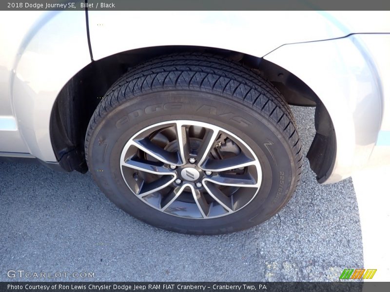 Billet / Black 2018 Dodge Journey SE