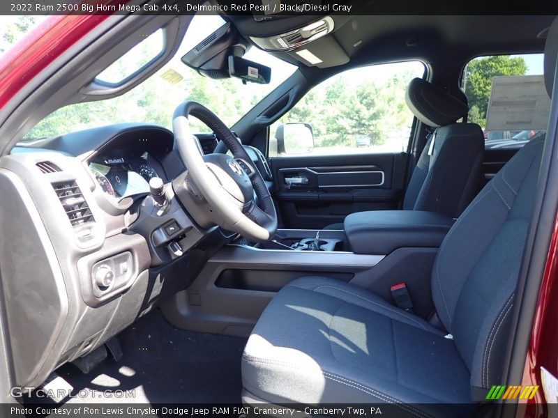Delmonico Red Pearl / Black/Diesel Gray 2022 Ram 2500 Big Horn Mega Cab 4x4
