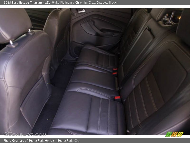 White Platinum / Chromite Gray/Charcoal Black 2019 Ford Escape Titanium 4WD