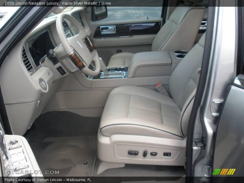 Vapor Silver Metallic / Stone 2008 Lincoln Navigator Luxury