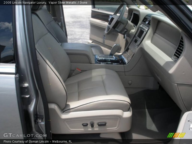 Vapor Silver Metallic / Stone 2008 Lincoln Navigator Luxury