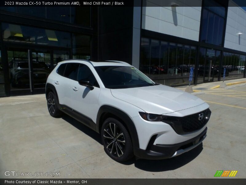 Wind Chill Pearl / Black 2023 Mazda CX-50 Turbo Premium AWD