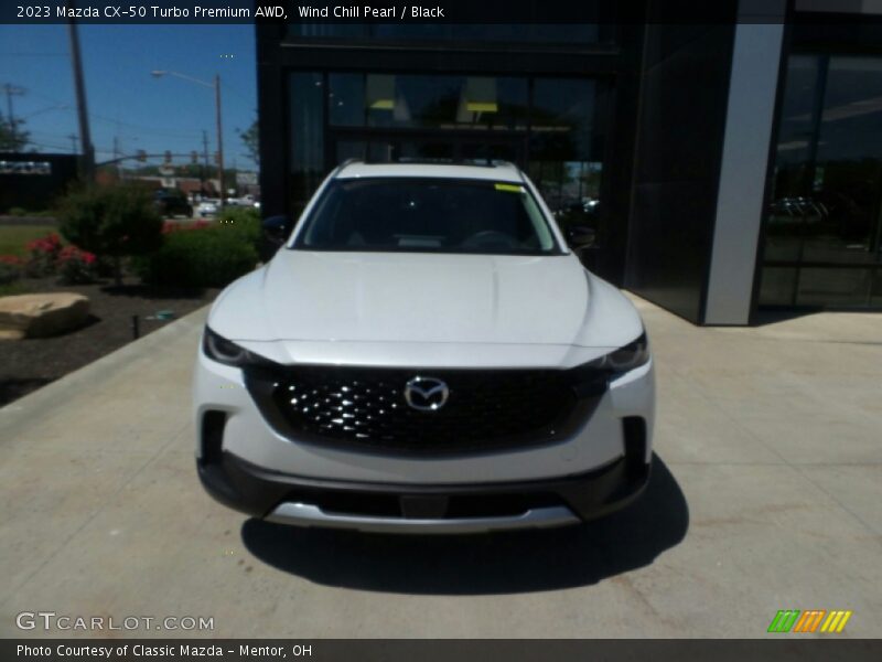Wind Chill Pearl / Black 2023 Mazda CX-50 Turbo Premium AWD