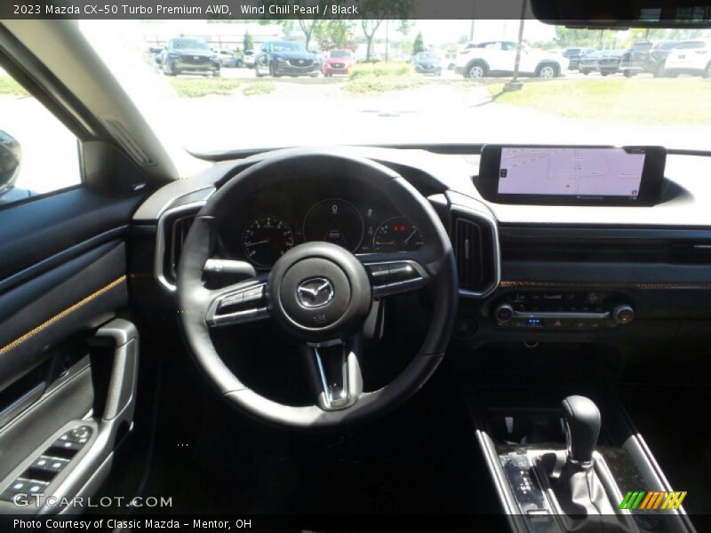 Wind Chill Pearl / Black 2023 Mazda CX-50 Turbo Premium AWD