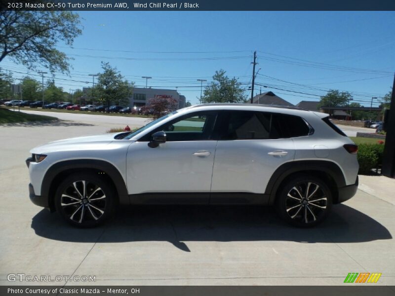 Wind Chill Pearl / Black 2023 Mazda CX-50 Turbo Premium AWD