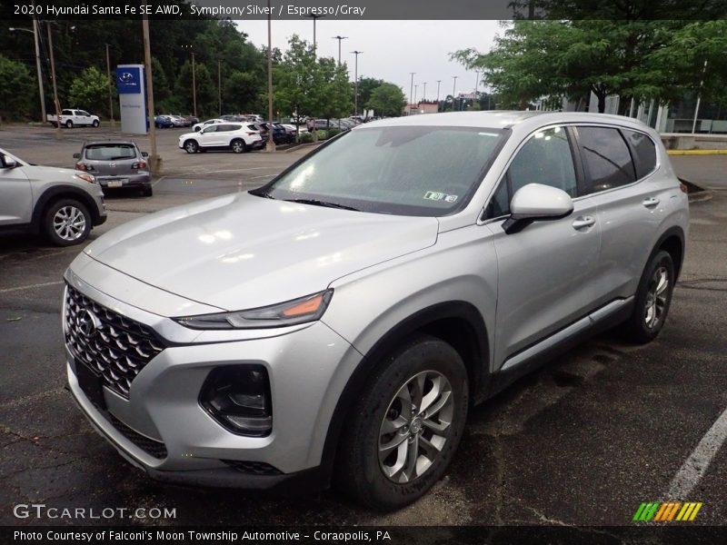 Front 3/4 View of 2020 Santa Fe SE AWD