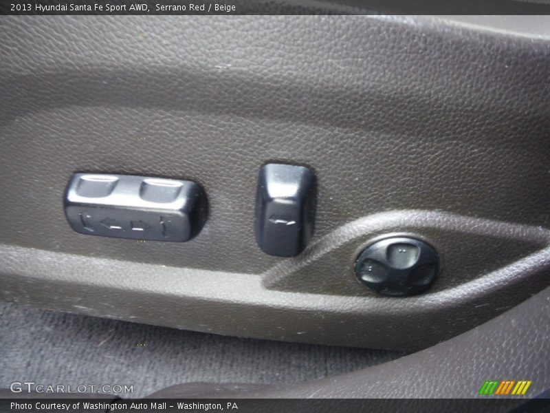 Serrano Red / Beige 2013 Hyundai Santa Fe Sport AWD