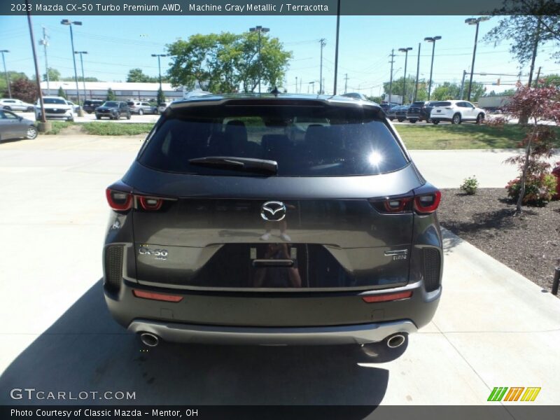 Machine Gray Metallic / Terracotta 2023 Mazda CX-50 Turbo Premium AWD