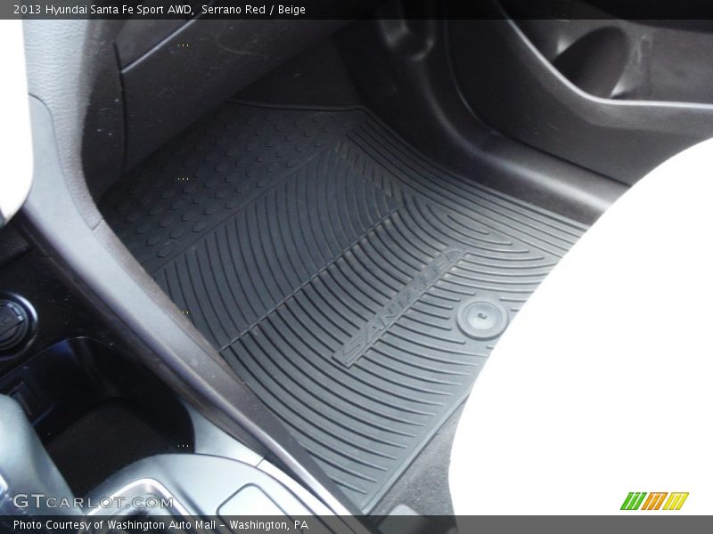 Serrano Red / Beige 2013 Hyundai Santa Fe Sport AWD
