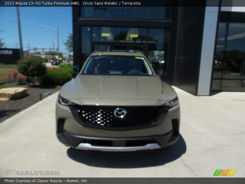Zircon Sand Metallic / Terracotta 2023 Mazda CX-50 Turbo Premium AWD