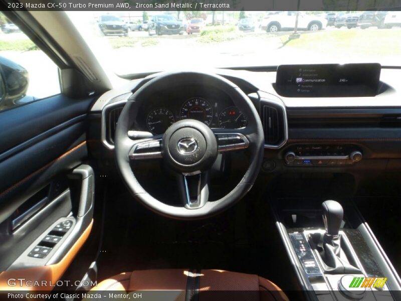 Zircon Sand Metallic / Terracotta 2023 Mazda CX-50 Turbo Premium AWD