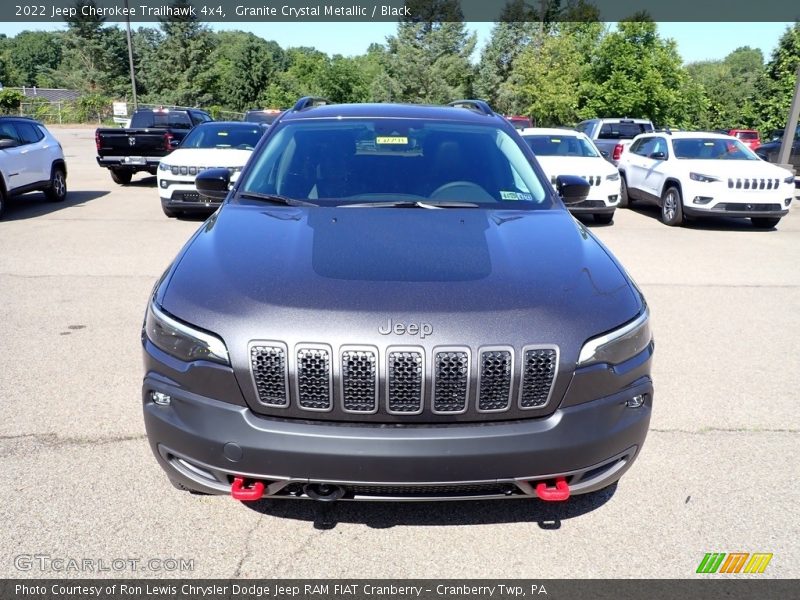 Granite Crystal Metallic / Black 2022 Jeep Cherokee Trailhawk 4x4