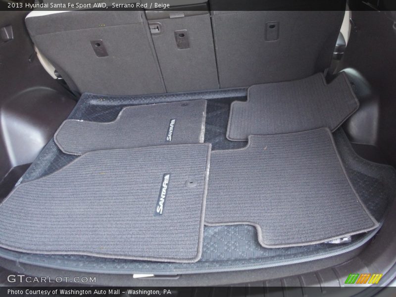 Serrano Red / Beige 2013 Hyundai Santa Fe Sport AWD