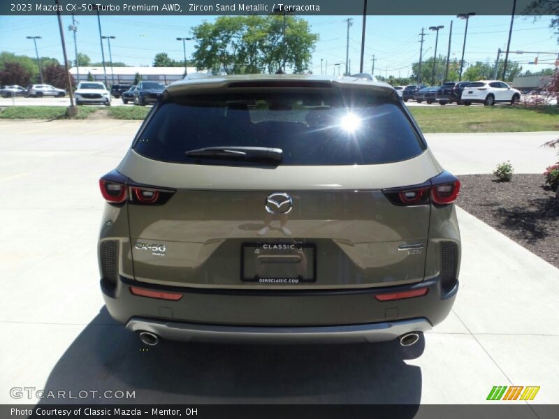 Zircon Sand Metallic / Terracotta 2023 Mazda CX-50 Turbo Premium AWD