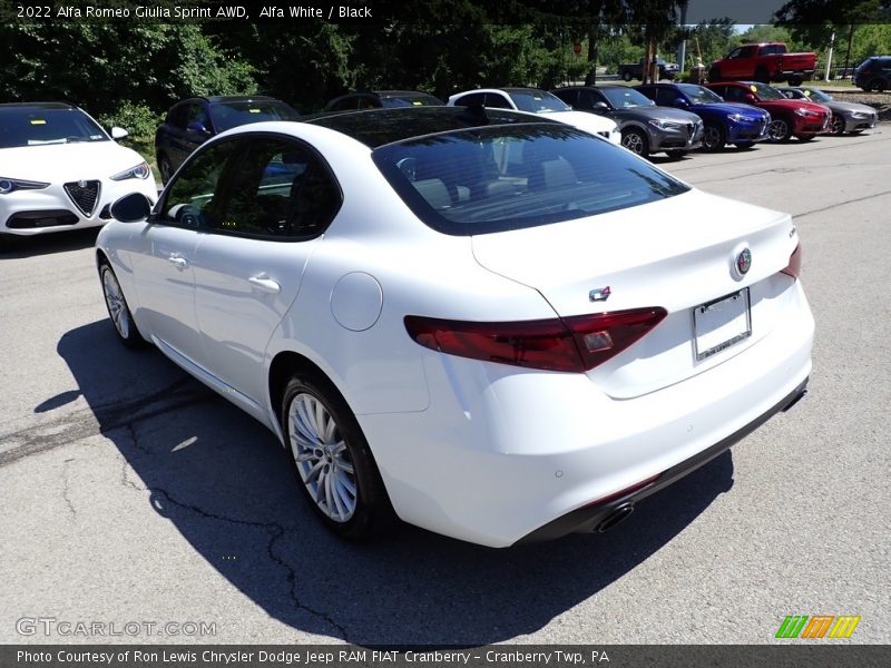 Alfa White / Black 2022 Alfa Romeo Giulia Sprint AWD