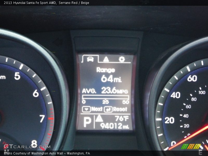 Serrano Red / Beige 2013 Hyundai Santa Fe Sport AWD