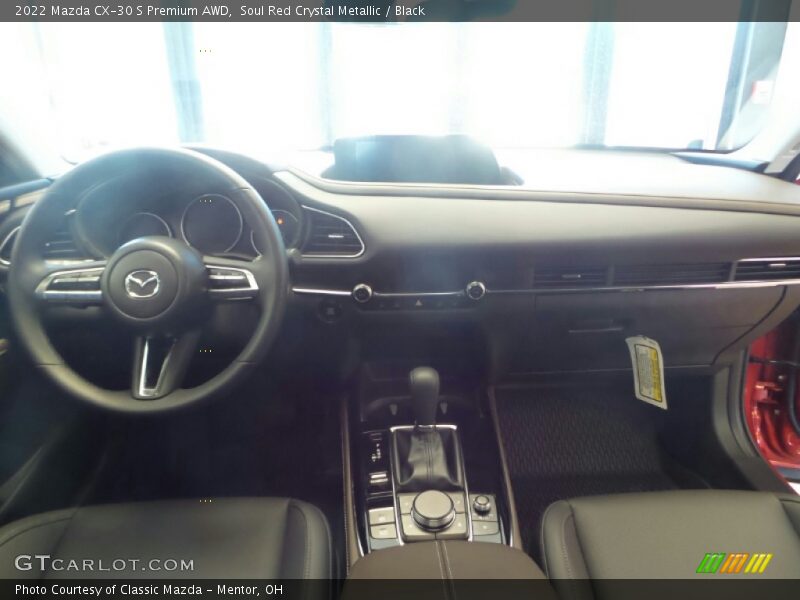 Soul Red Crystal Metallic / Black 2022 Mazda CX-30 S Premium AWD