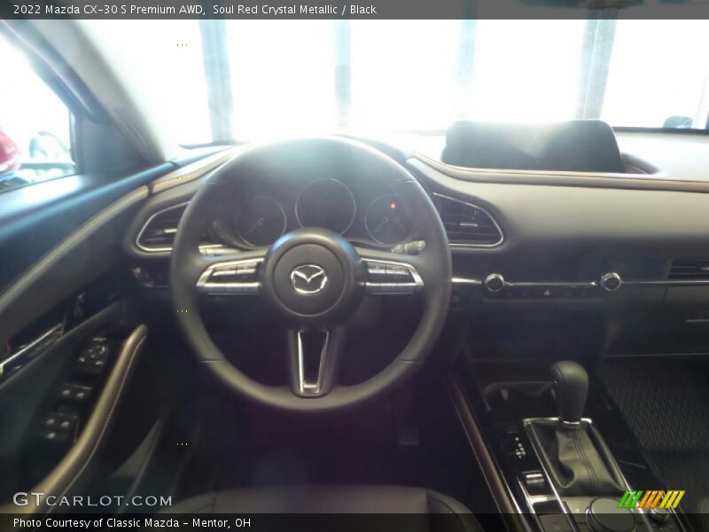 Soul Red Crystal Metallic / Black 2022 Mazda CX-30 S Premium AWD