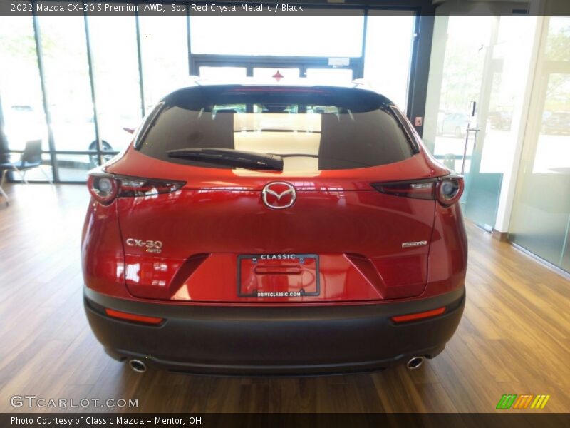Soul Red Crystal Metallic / Black 2022 Mazda CX-30 S Premium AWD