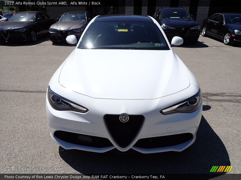 Alfa White / Black 2022 Alfa Romeo Giulia Sprint AWD