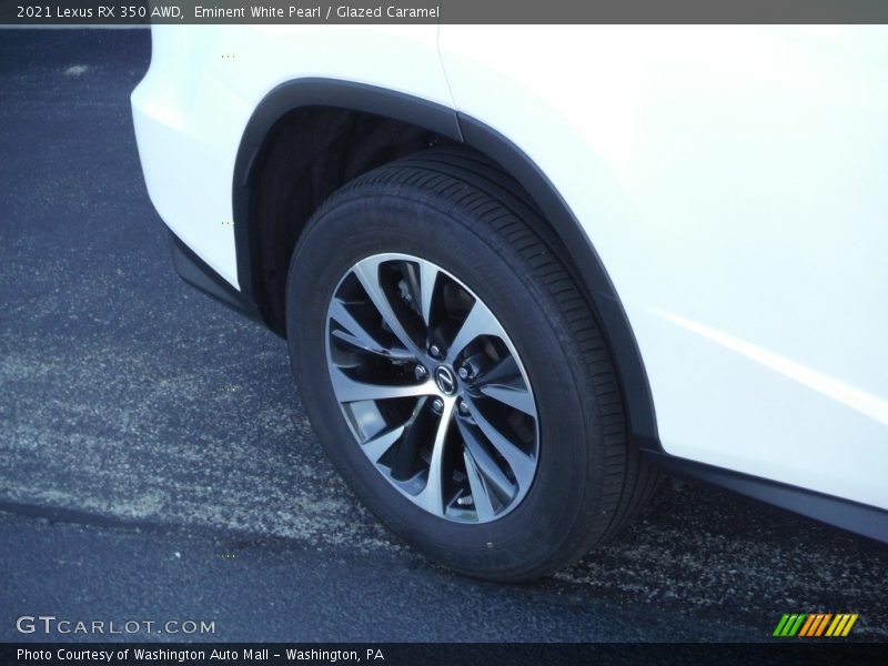 Eminent White Pearl / Glazed Caramel 2021 Lexus RX 350 AWD