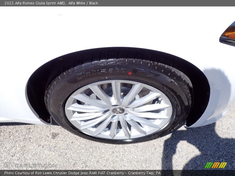 Alfa White / Black 2022 Alfa Romeo Giulia Sprint AWD