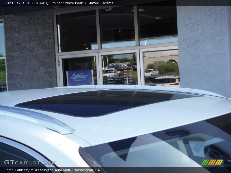 Eminent White Pearl / Glazed Caramel 2021 Lexus RX 350 AWD