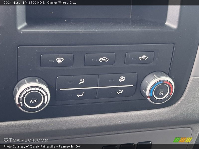 Controls of 2014 NV 2500 HD S