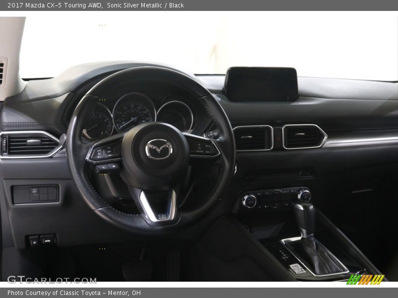 Sonic Silver Metallic / Black 2017 Mazda CX-5 Touring AWD