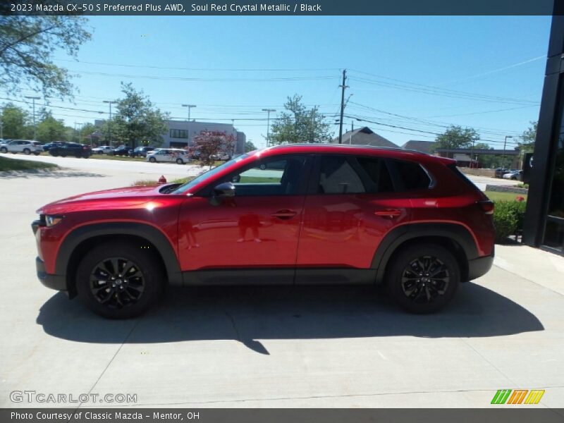 Soul Red Crystal Metallic / Black 2023 Mazda CX-50 S Preferred Plus AWD