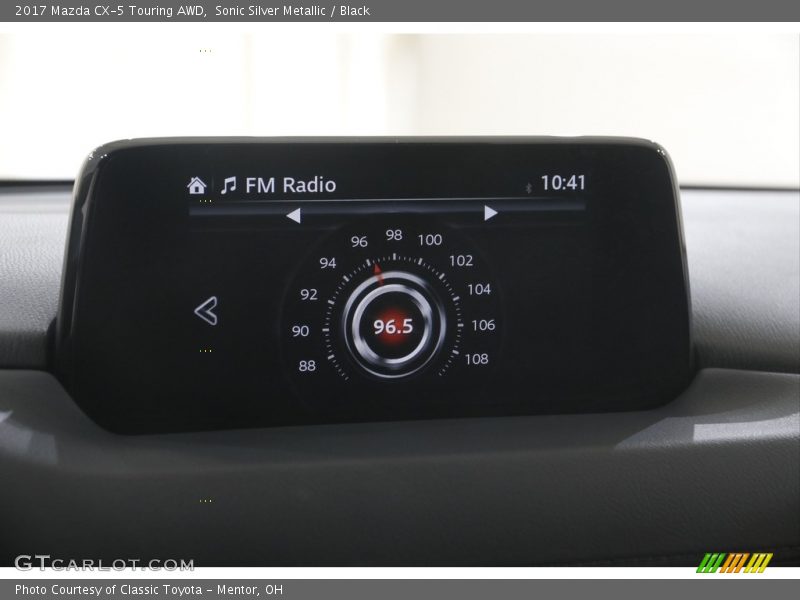 Sonic Silver Metallic / Black 2017 Mazda CX-5 Touring AWD