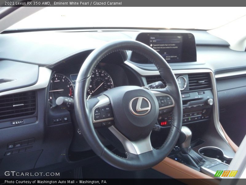 Eminent White Pearl / Glazed Caramel 2021 Lexus RX 350 AWD