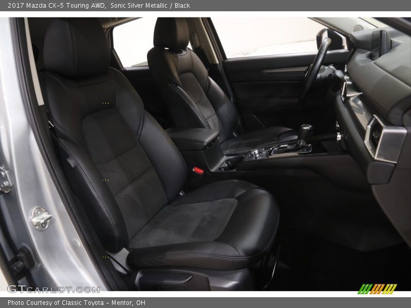 Sonic Silver Metallic / Black 2017 Mazda CX-5 Touring AWD