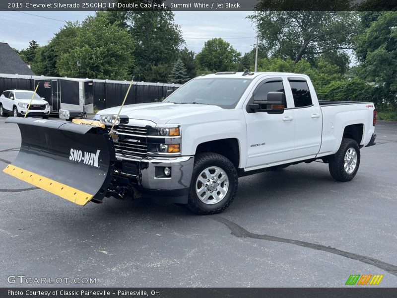 Summit White / Jet Black 2015 Chevrolet Silverado 2500HD LT Double Cab 4x4
