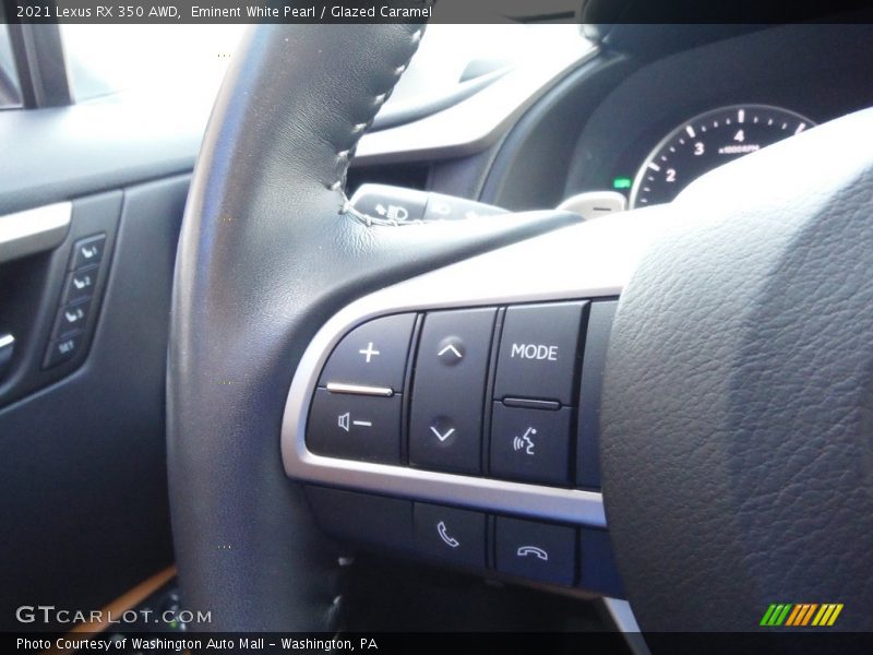 Eminent White Pearl / Glazed Caramel 2021 Lexus RX 350 AWD