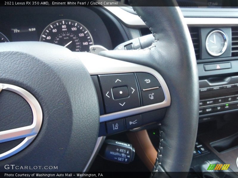 Eminent White Pearl / Glazed Caramel 2021 Lexus RX 350 AWD