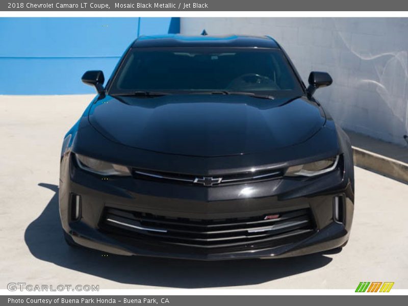 Mosaic Black Metallic / Jet Black 2018 Chevrolet Camaro LT Coupe