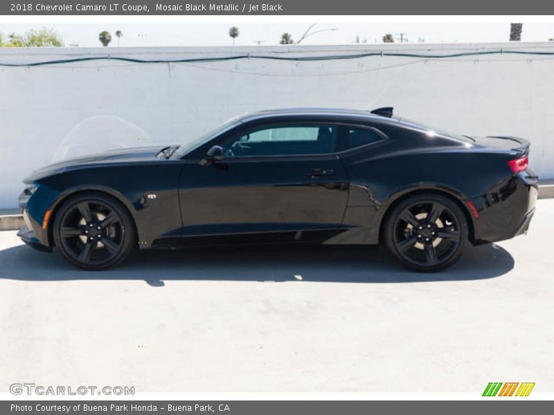 Mosaic Black Metallic / Jet Black 2018 Chevrolet Camaro LT Coupe