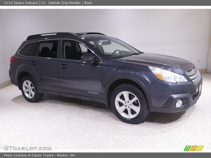 Carbide Gray Metallic / Black 2014 Subaru Outback 2.5i