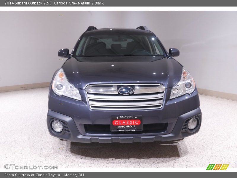Carbide Gray Metallic / Black 2014 Subaru Outback 2.5i